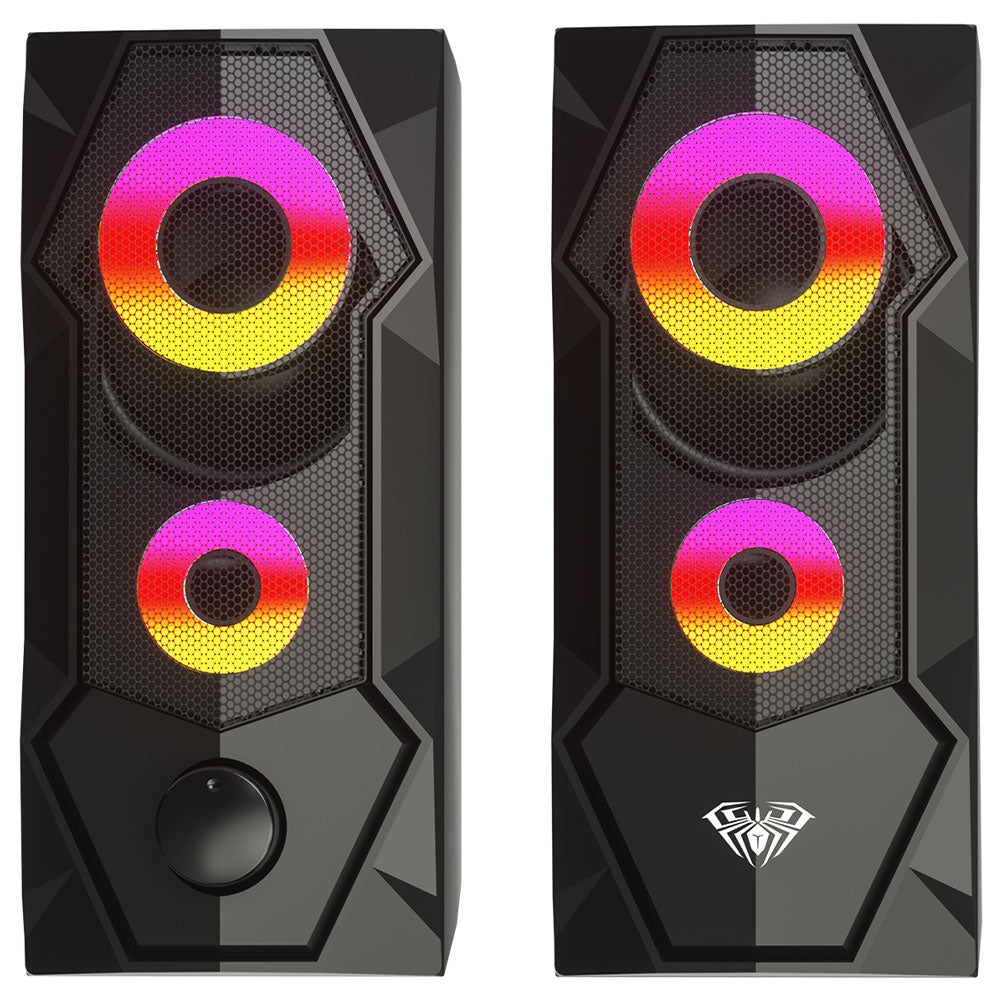 Aula Wind N-301 Stereo RGB Gaming Speaker 2.0