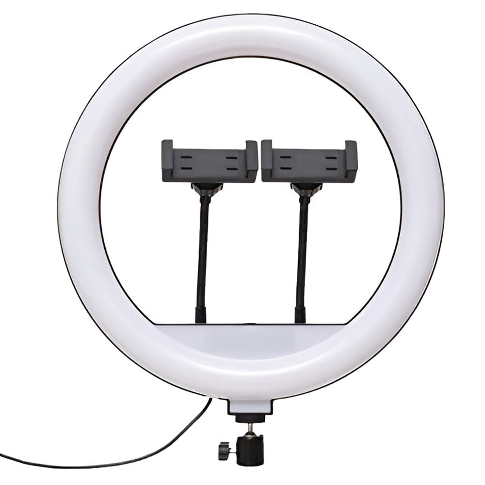 BD-360 LED Selfie Ring Light 14 Inch With Dual Phone Holder