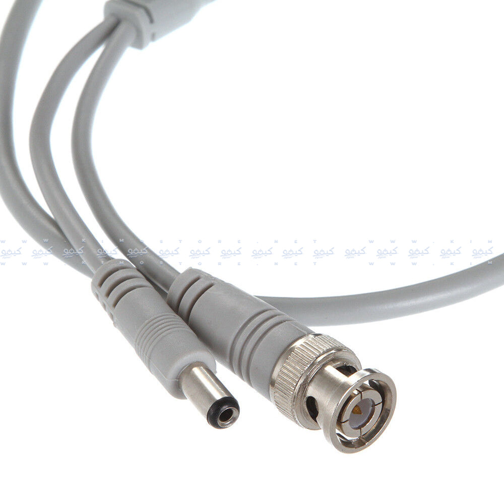 BNC & Power Male Camera Cable