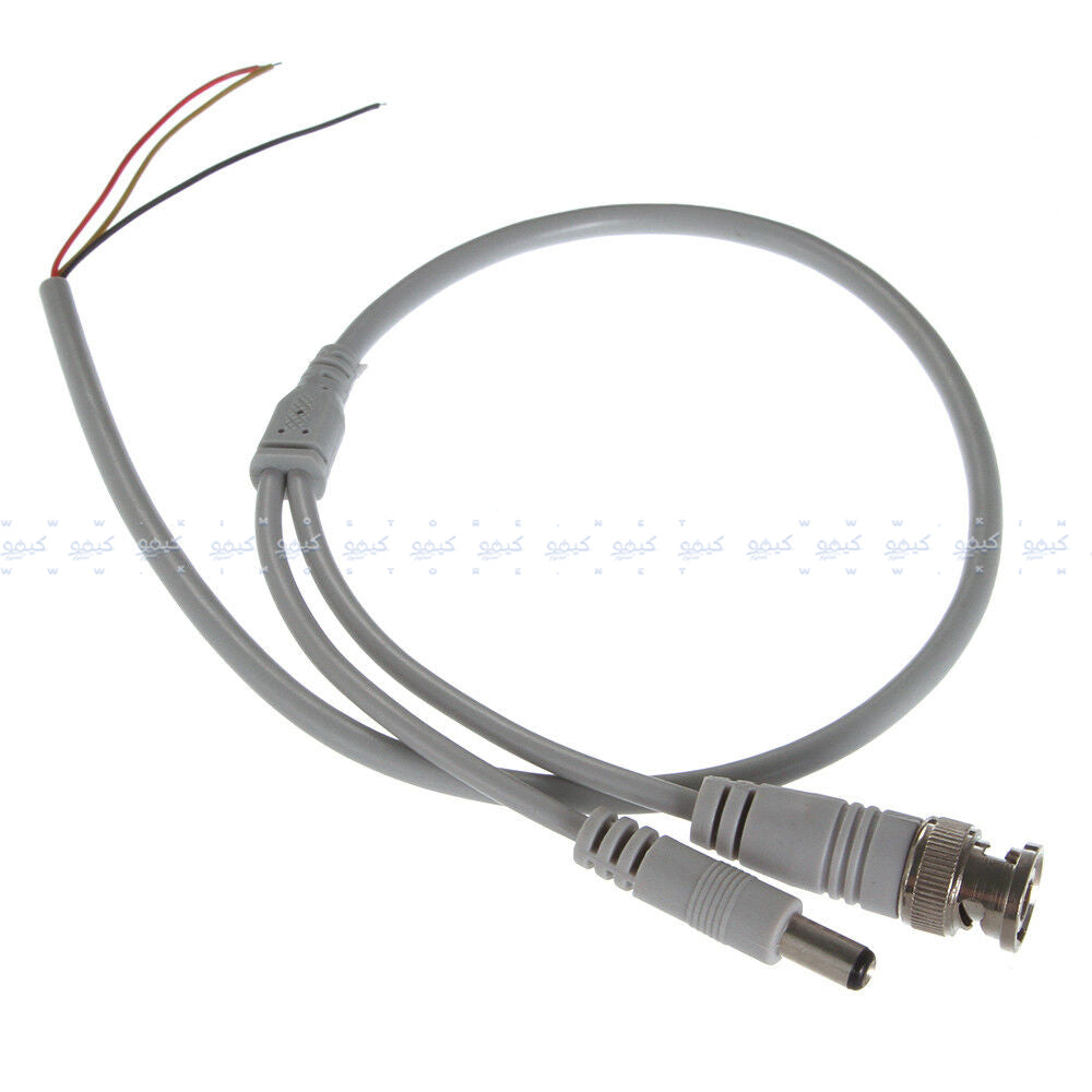 BNC & Power Male Camera Cable