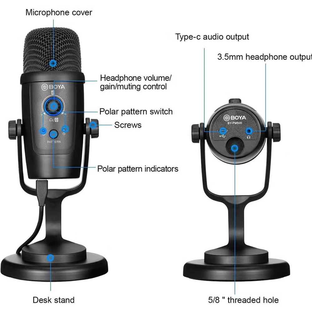 Boya BY-PM500 Condenser Wired Microphone