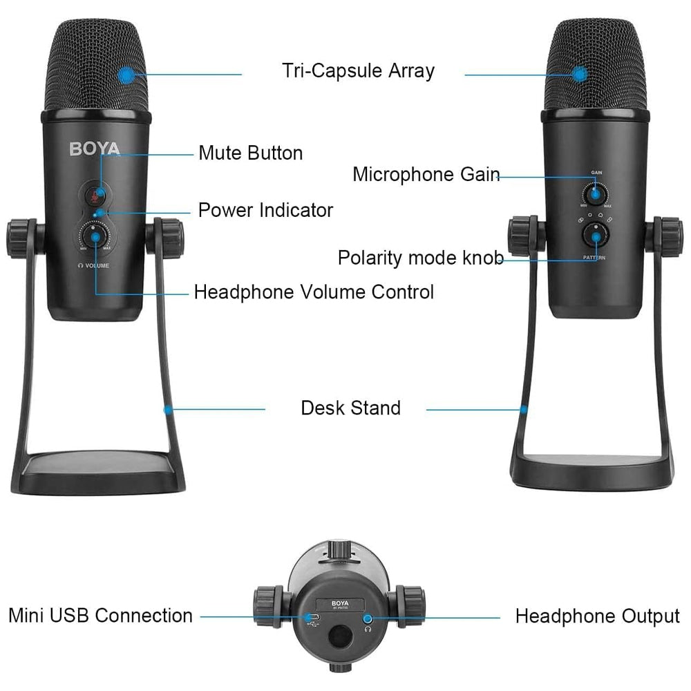 BOYA BY-PM700 Condenser Wired Microphone
