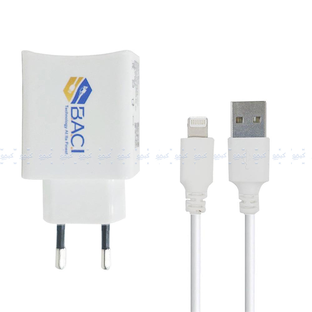 Baci WCAL1 QC3.0 Wall Charger Lightning Cable 18W Fast Charging
