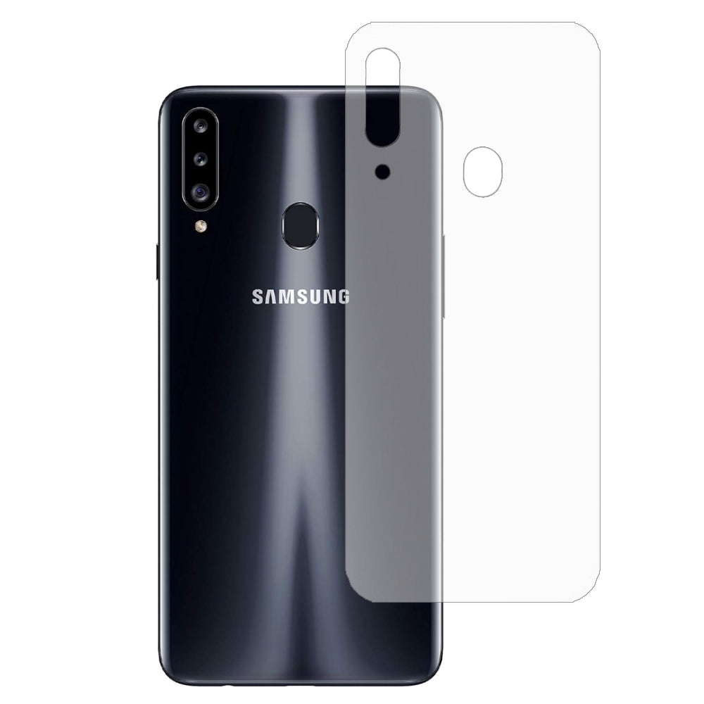 اسكرينة شاشة خلفية شفافة جيلاتين لموبايل سامسونج Galaxy A20s
