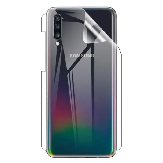 اسكرينة شاشة خلفية شفافة جيلاتين لموبايل سامسونج Galaxy A70