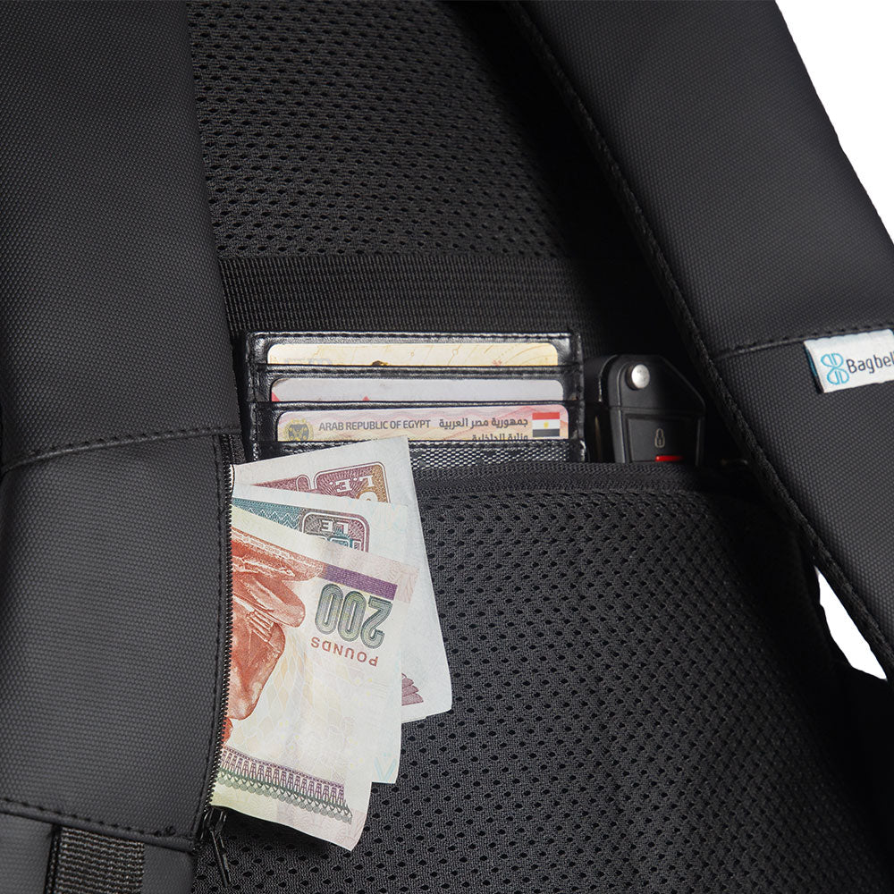 Bagbell B1170 15.6 Inch Laptop Backpack - Black