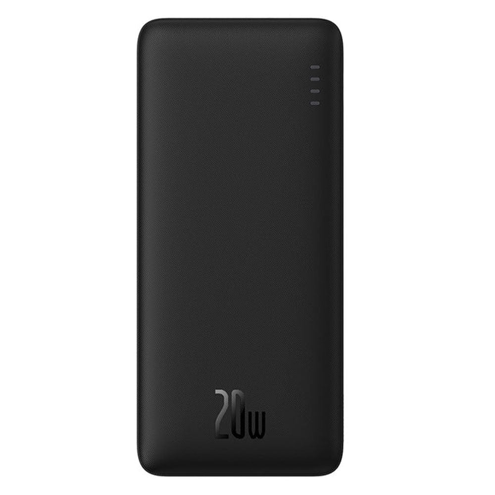 Baseus Airpow Power Bank USB + Type-C + Micro 20W Fast Charging 20000mAh - Black