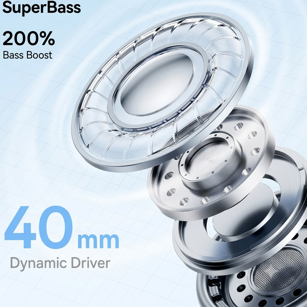 سماعة رأس باسيوس Bass BH1 Lite A0203C - اسود