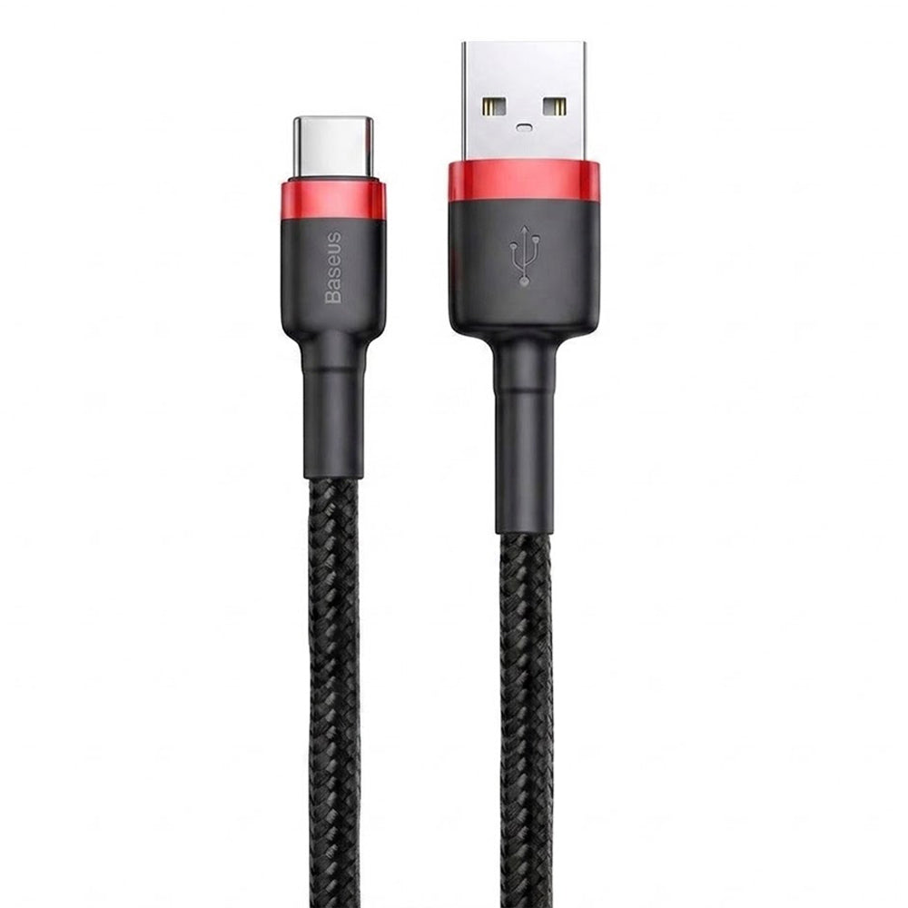 Baseus Cafule CATKLF-B91 USB To Type-C Cable 3A Fast Charging 1m - Black