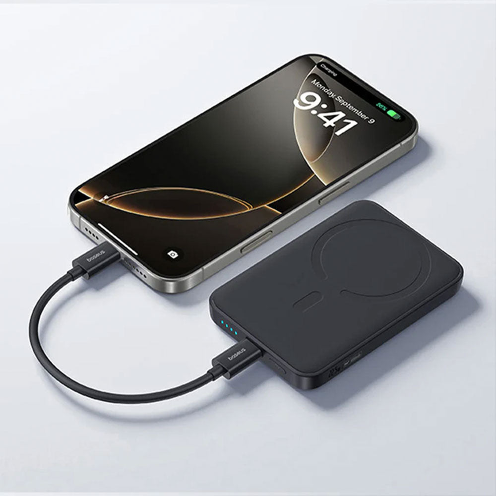Baseus EnerFill FM11 PPFM11-1022 Magnetic Wireless Power Bank Type-C 22.5W Fast Charging 10000mAh - Black