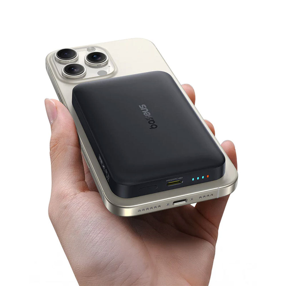 Baseus EnerFill FM11 PPFM11-1022 Magnetic Wireless Power Bank Type-C 22.5W Fast Charging 10000mAh - Black