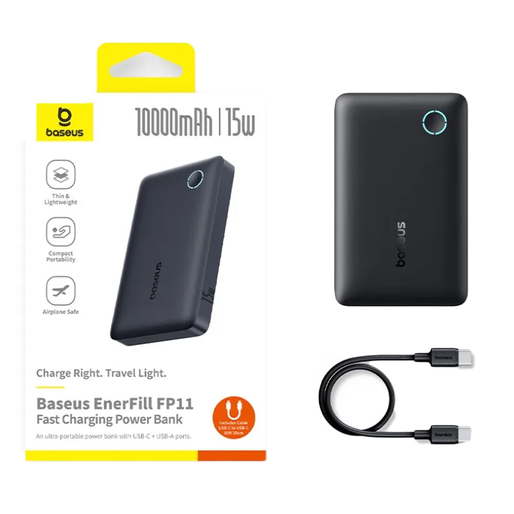 Baseus EnerFill FP11 PPAP-1015-2 Power Bank USB + Type-C 15W 