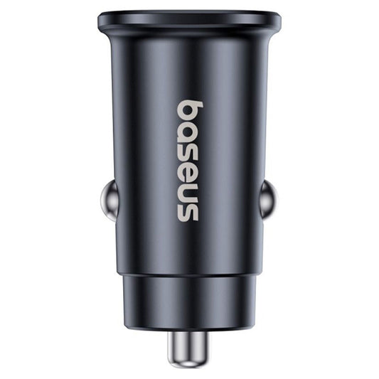 Baseus GoTrip BS-C15C1 DP1 Mini Car Charger 1x USB + 1x Type-C 30W Fast Charging - Black