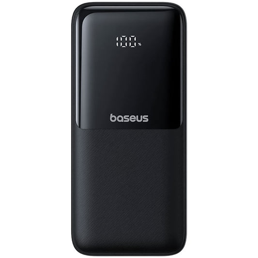 Baseus Lipow PPJP312 Power Bank USB + Type-C + Micro 22.5W Fast Charging 20000mAh Built-in 2 Cables - Black