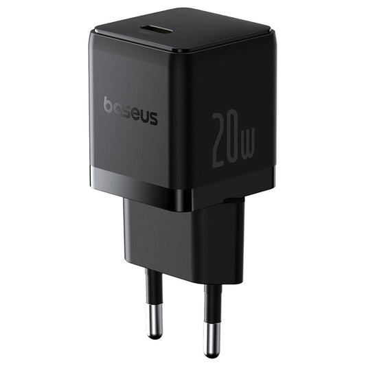 Baseus Palm CCZC20CE Mini Wall Charger PD Type-C 20W Fast Charging - Black