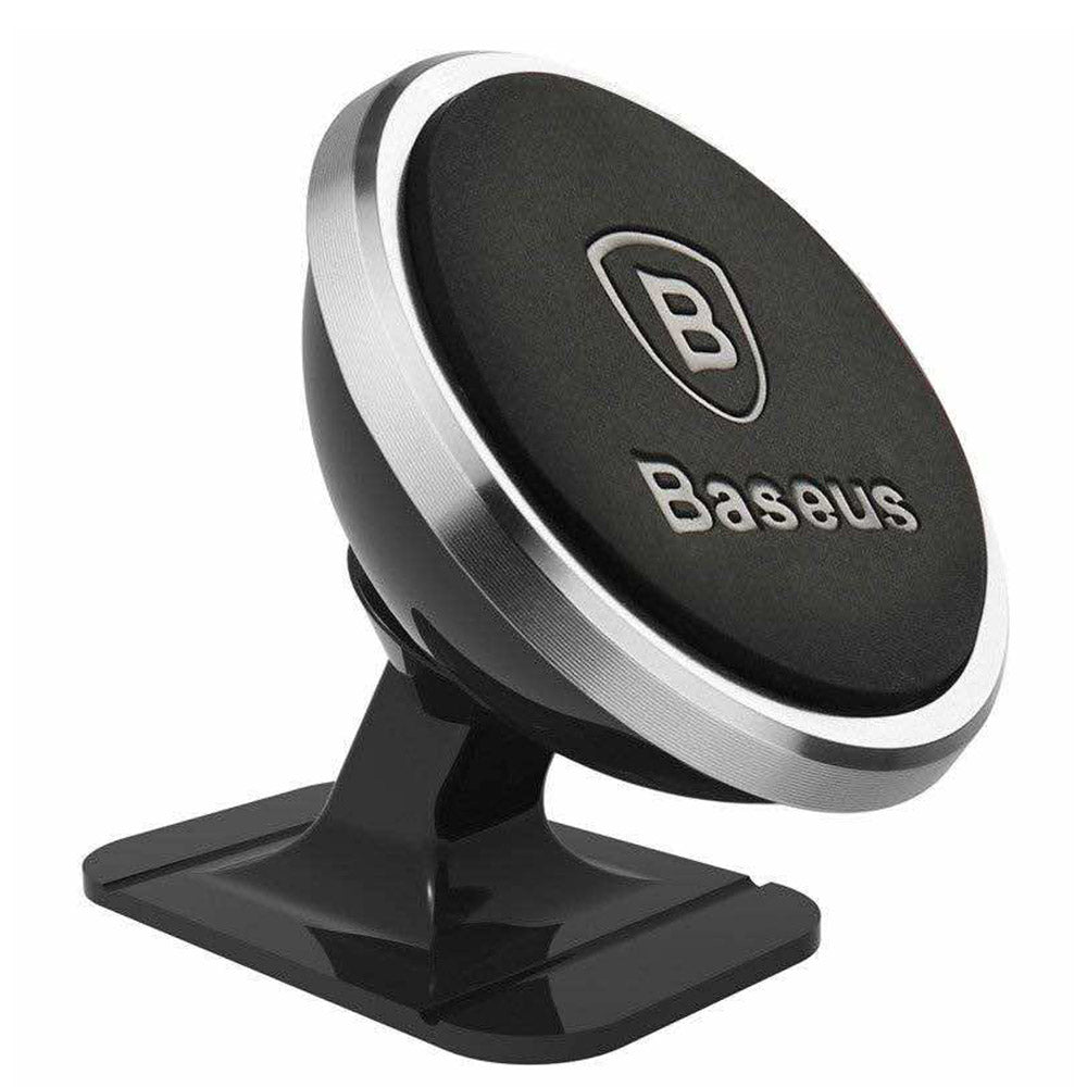 Baseus SUCX140012 Magnetic Car Phone Holder 360° Full Rotation - Silver