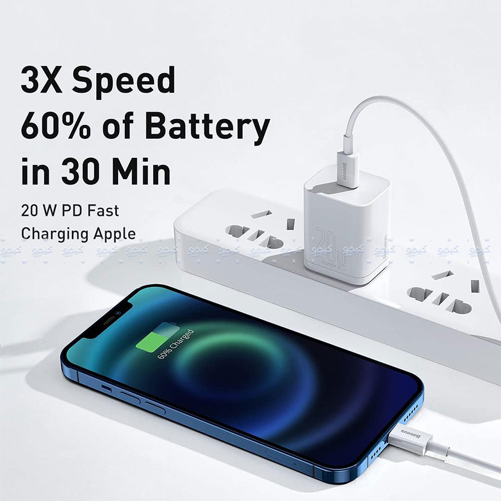 Baseus Superior Series CATLYS-C02 Type-C To Lightning Cable 20W Fast Charging 2m