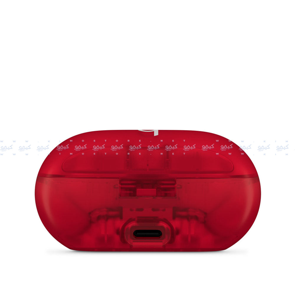 ايربادز بيتس Solo Buds MUW03LL/A True Wireless - احمر شفاف