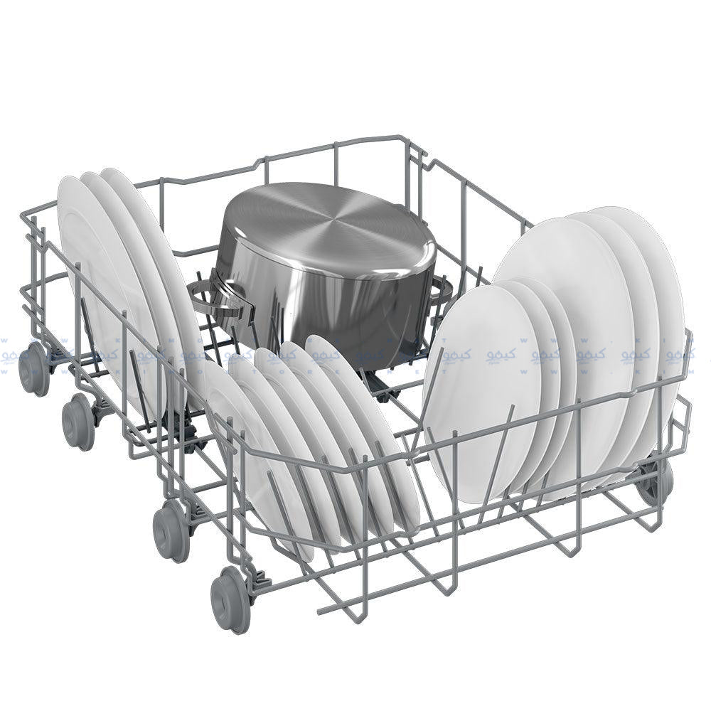 غسالة اطباق بيكو 10 أفراد 5 برامج 45 سم DVS05020S - فضي