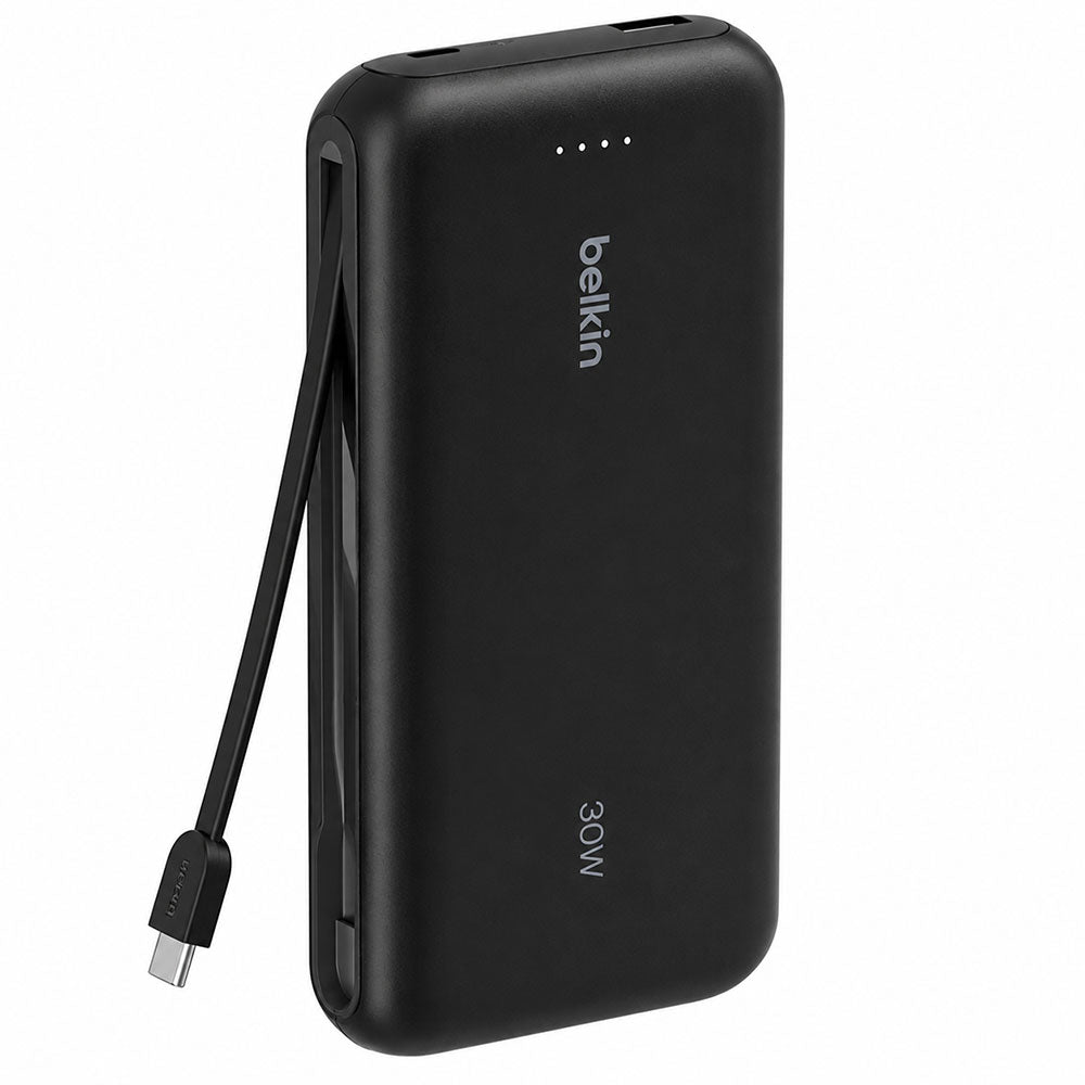 Belkin BoostCharge BPB024 Power Bank USB + Type-C 30W Fast Charging 20000mAh Built-In Type-C Cable 