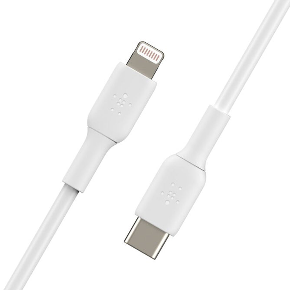 Belkin BoostCharge CAA003 Type-C To Lightning Cable 15W Fast Charging 1m - White