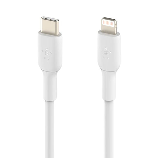 Belkin BoostCharge CAA003 Type-C To Lightning Cable 15W Fast Charging 1m - White