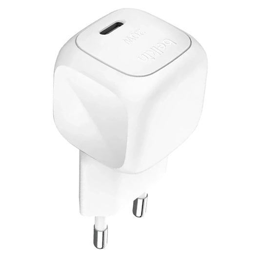 Belkin BoostCharge WCA009KQV3 Wall Charger Type-C 20W Fast Charging - White