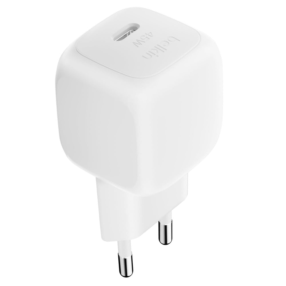 Belkin BoostCharge WCA013KQ Wall Charger Type-C + Type-C Cable 45W Fast Charging - White
