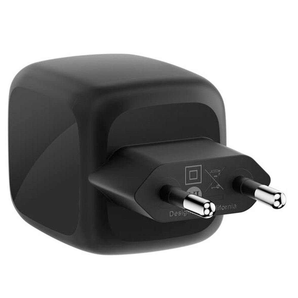 Belkin WCH020KQ GaN Wall Charger 2x Type-C 67W Fast Charging - Black