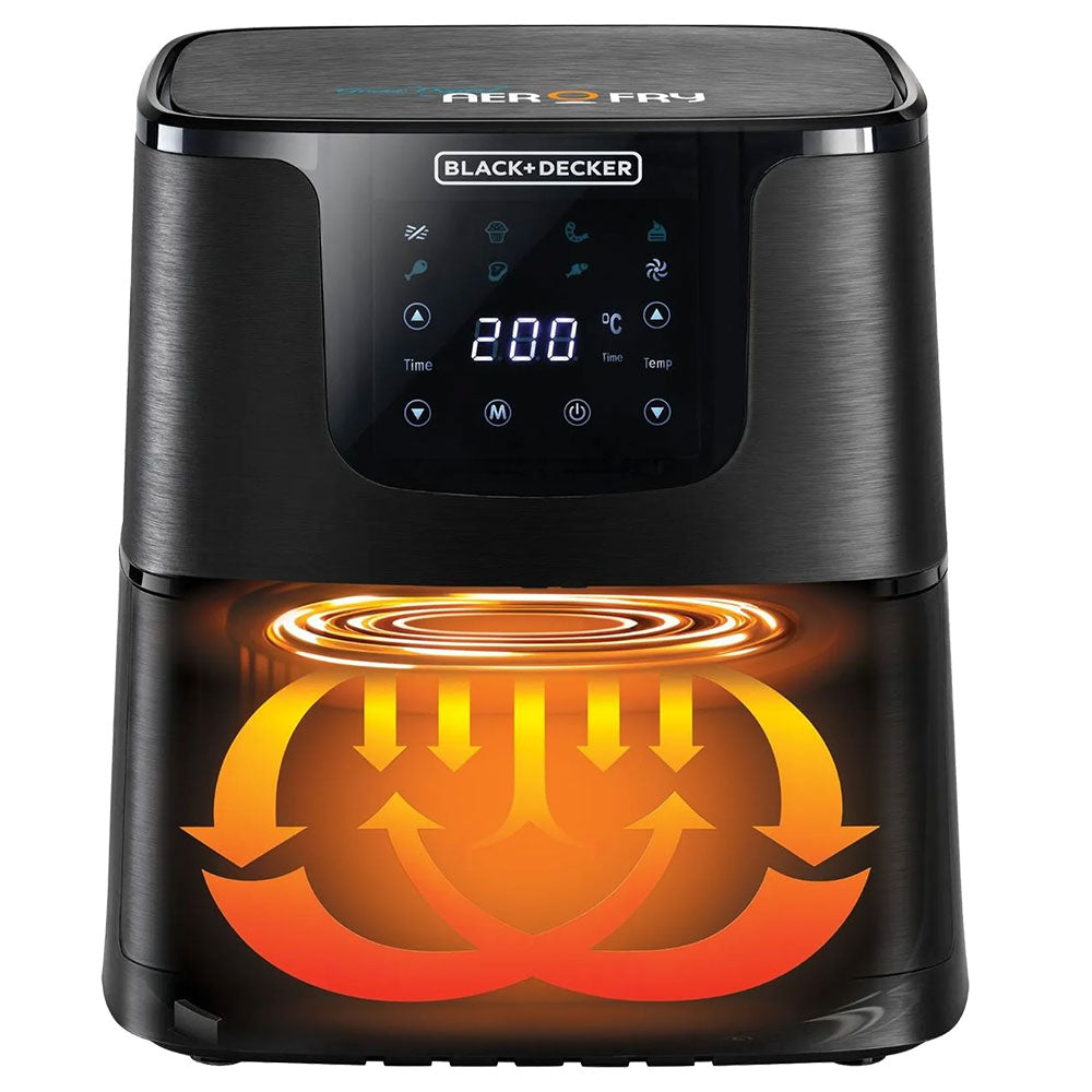 قلاية هوائية بلاك + ديكر 6 لتر 1700 وات Aerofry AF7060-B5