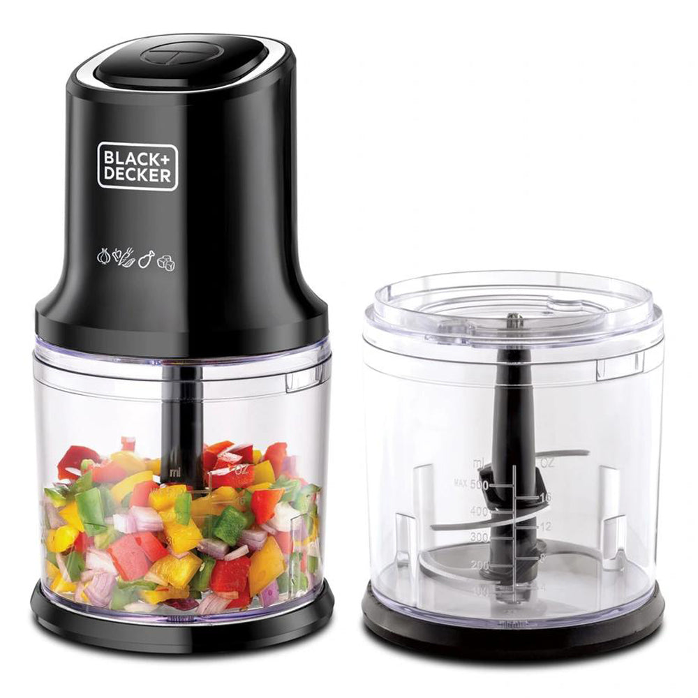 Black + Decker Chopper FC500J-B5 With Extra Jar 0.5L 500W