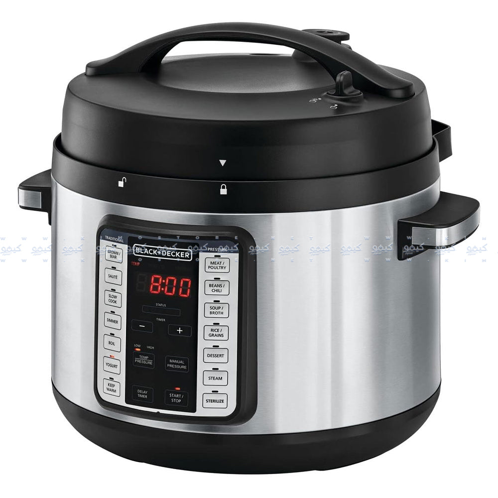 Black + Decker EZ Smart Steam Pot 9in1 Electric 