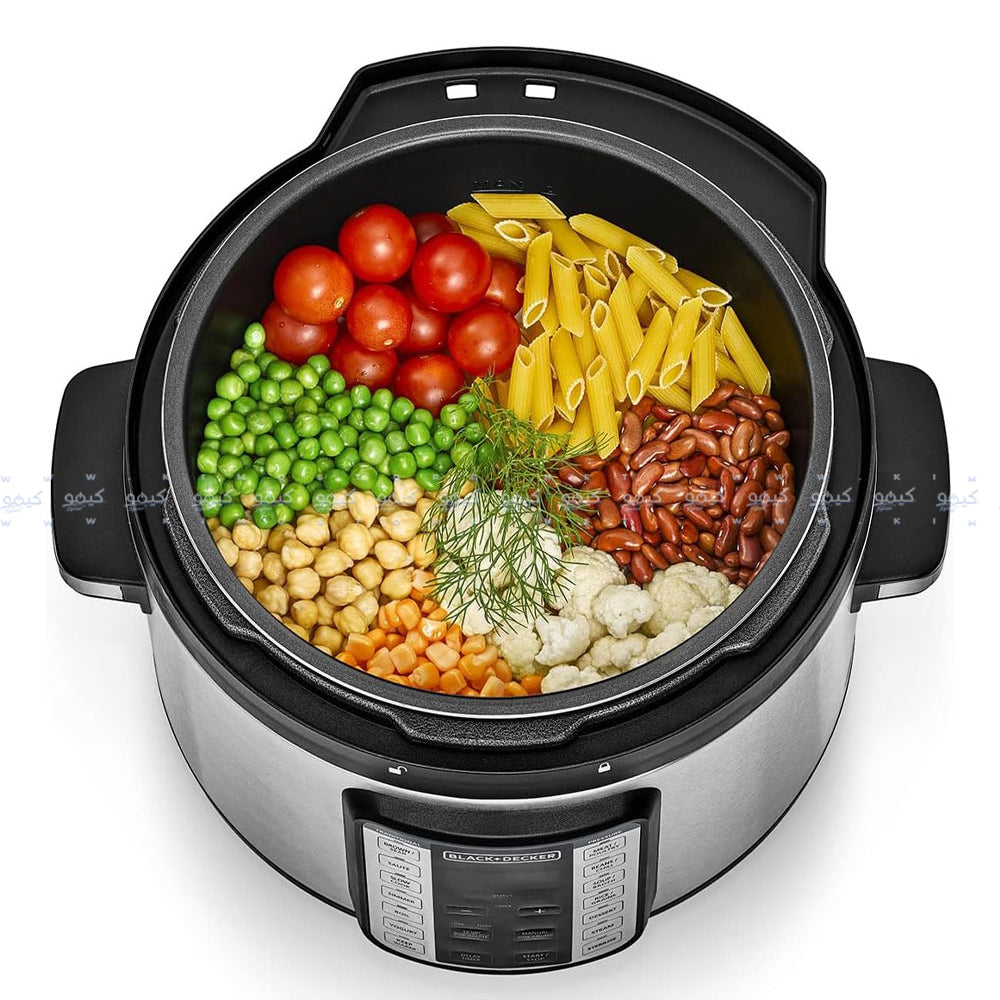 Black + Decker EZ Smart Steam Pot 9in1 Electric Pressure Cooker PCP1010-B5 10L 1350W