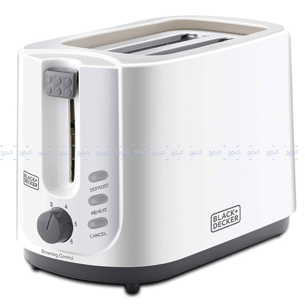 توستر بلاك + ديكر 750 وات ET125-B5 - ابيض