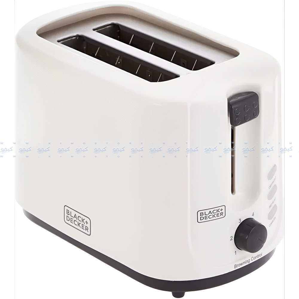 توستر بلاك + ديكر 750 وات ET125-B5 - ابيض
