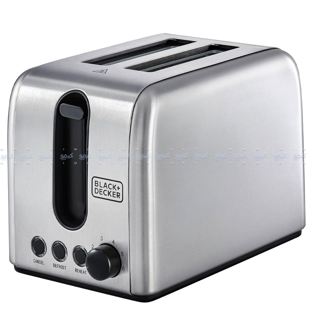 توستر بلاك + ديكر 1050 وات ET244-B5 - ستانيلس ستيل