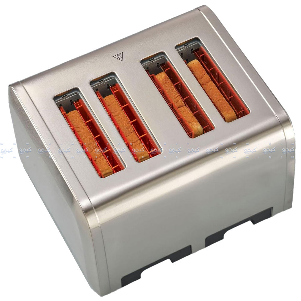 Black + Decker Toaster ET444-B5 2100W - Stainless Steel