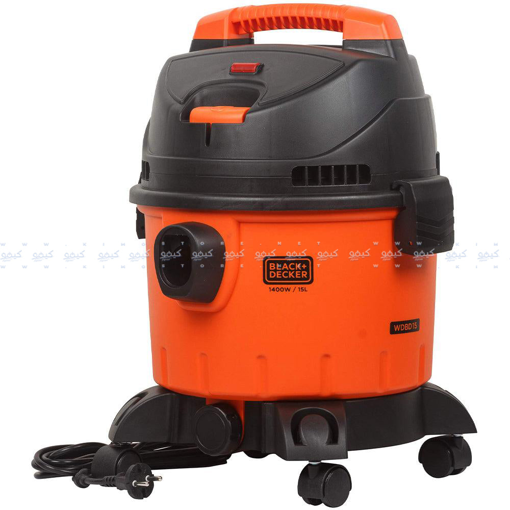 Black + Decker Wet & Dry Drum Vacuum Cleaner WDBD15 15L 1400W