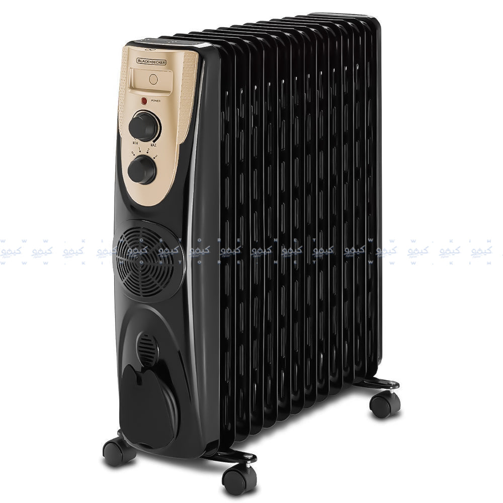 Black + Decker Electric Oil Heater OR013FD-B5 13 Fins 2500W