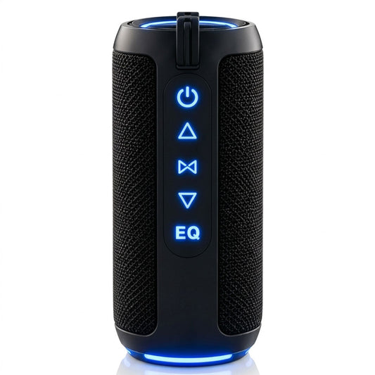 سبيكر بلوتوث متنقل بليس بوند 1.0 S18 RGB -اسود