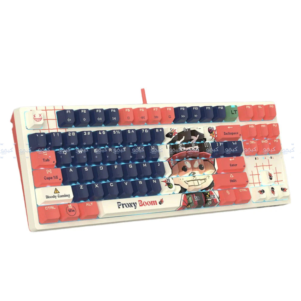Bloody AT87 Alpha Optical Switch Wired RGB Gaming Keyboard 