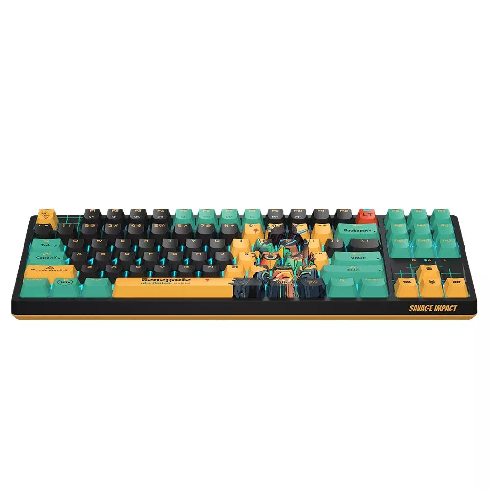 Bloody AT87 Alpha Optical Switch Wired RGB Gaming Keyboard English & Arabic