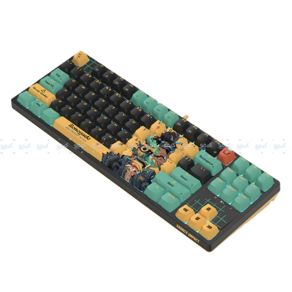 كيبورد بلودي سلكي سويتش RGB Alpha Optical 