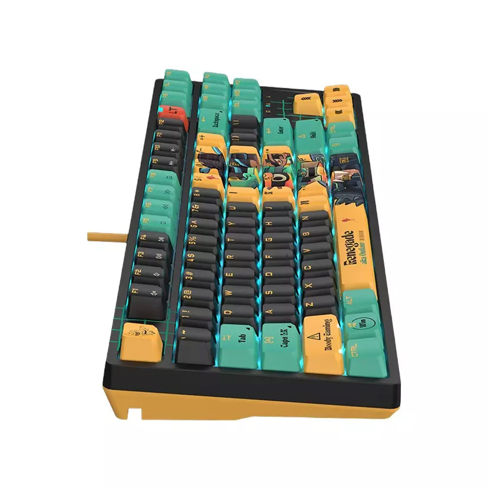 Bloody AT87 Alpha Optical Switch Wired RGB Gaming Keyboard English & Arabic