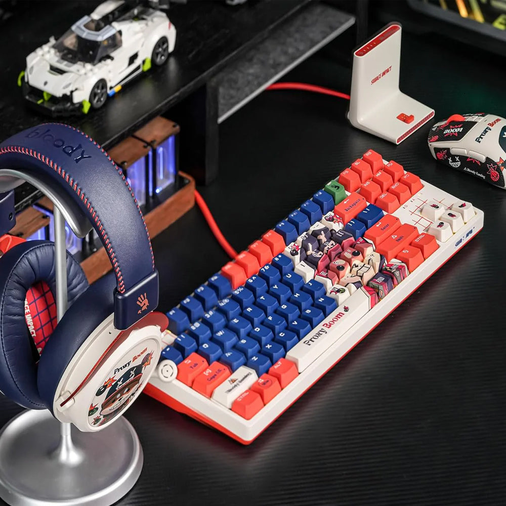 كيبورد بلودي سلكي سويتش جيمنج إنجليزي وعربيAT87 