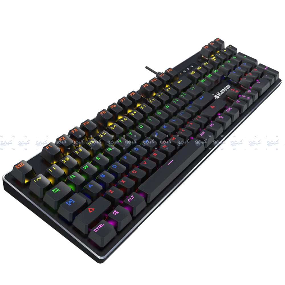 كيبورد بلودي سلكي سويتش RGB LK Optical جيمنج إنجليزي وعربي B760 