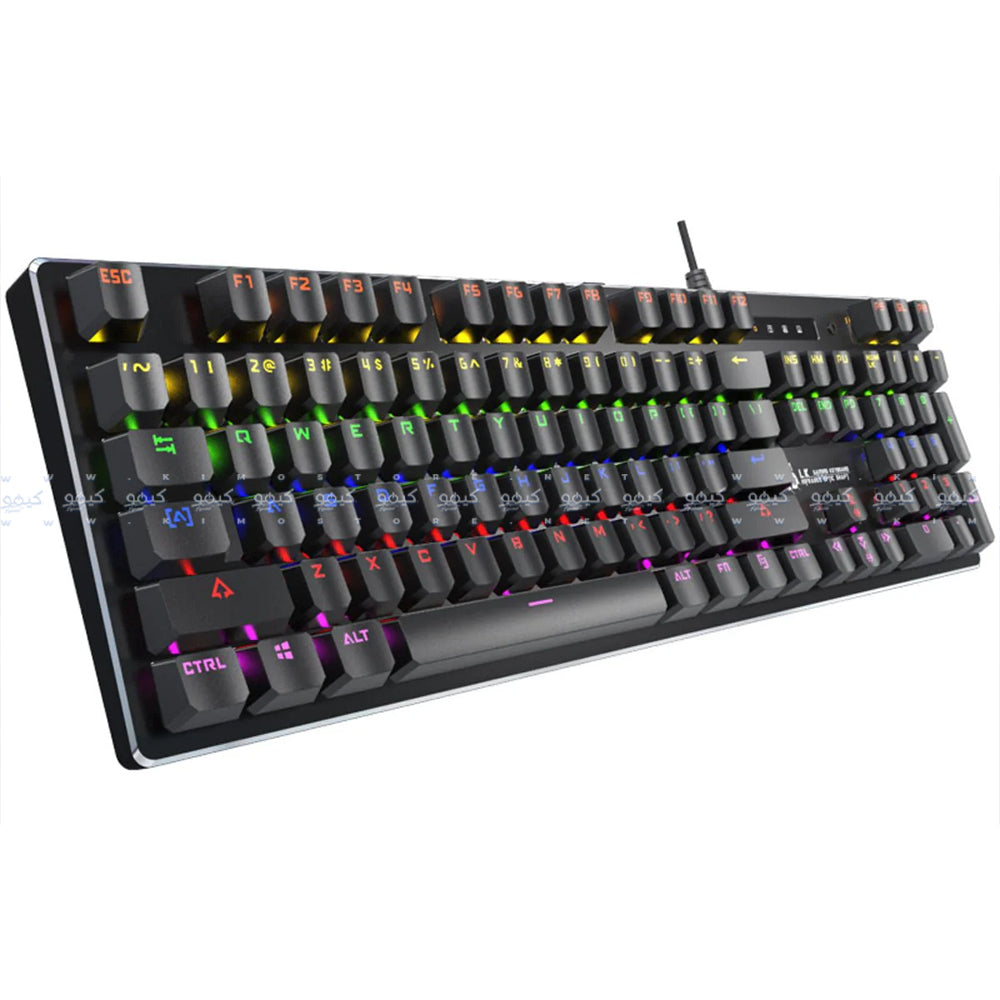 كيبورد بلودي سلكي سويتش RGB LK Optical جيمنج إنجليزي وعربي B760 