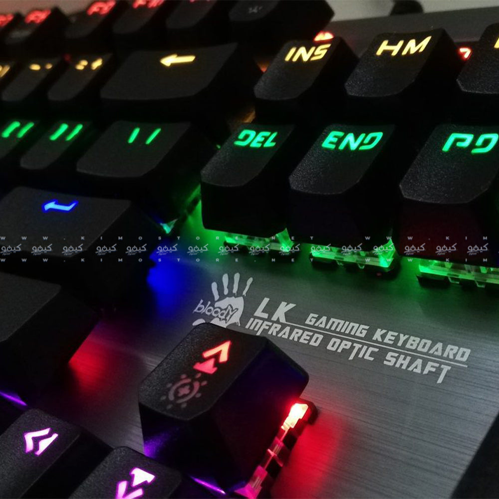 كيبورد بلودي سلكي سويتش RGB LK Optical جيمنج إنجليزي وعربي B760 