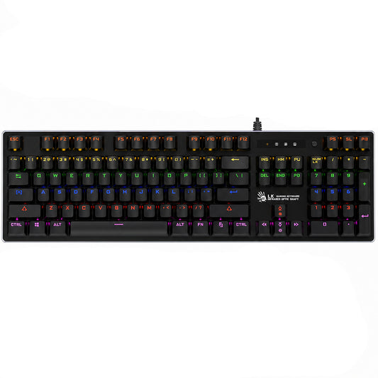 كيبورد بلودي سلكي سويتش RGB LK Optical جيمنج إنجليزي وعربي B760 