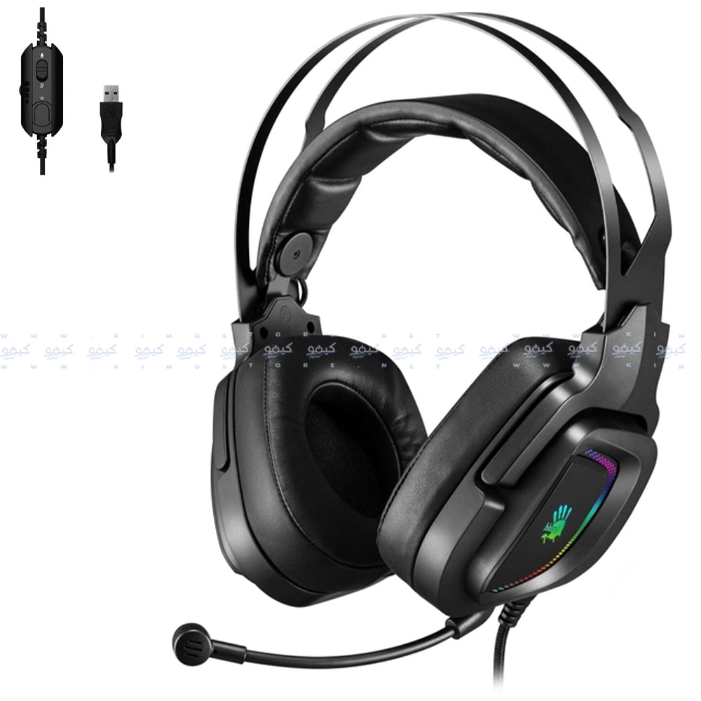 سماعة رأس بلودي RGB جيمنج 7.1 صوت محيطي G570 - اسود